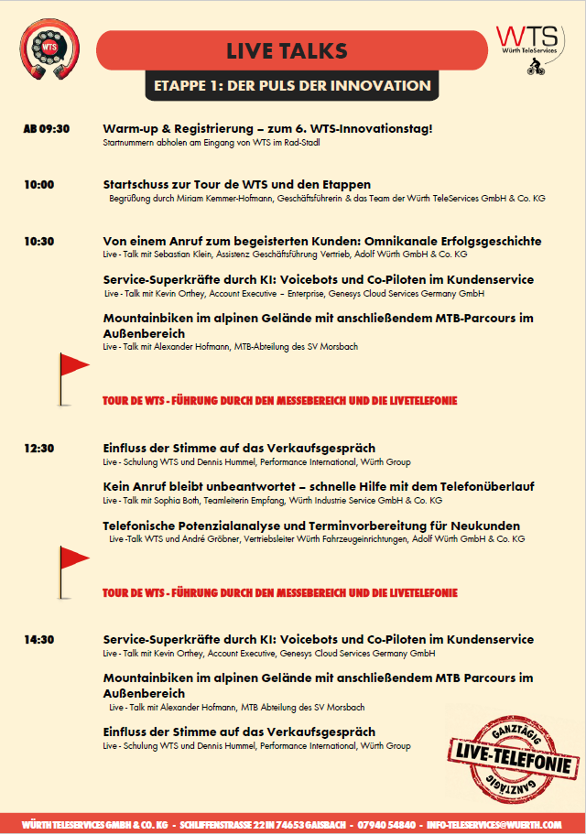 6. WTS-Innovationstag Etappe 1